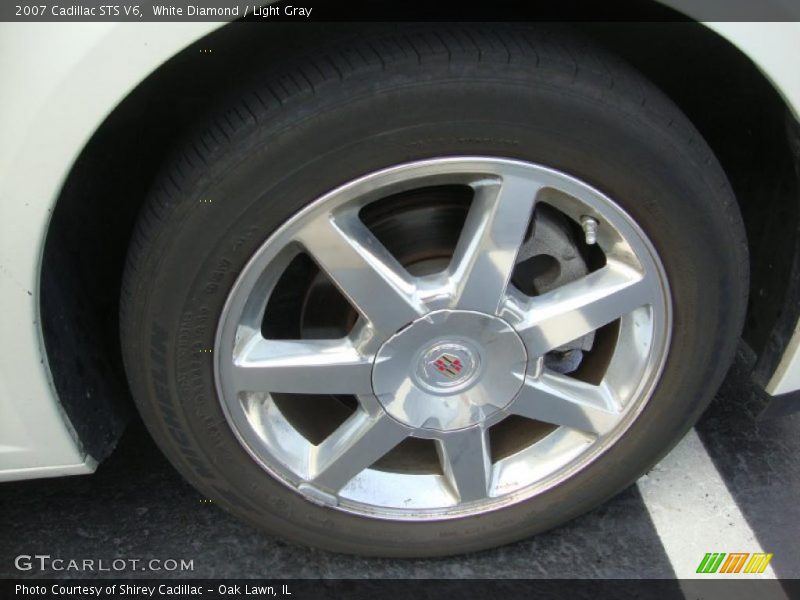White Diamond / Light Gray 2007 Cadillac STS V6
