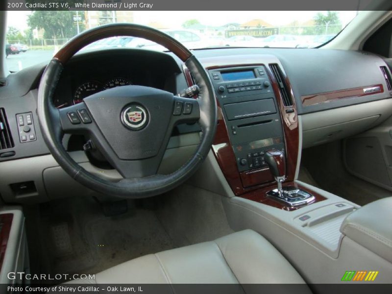 White Diamond / Light Gray 2007 Cadillac STS V6