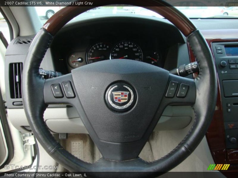 White Diamond / Light Gray 2007 Cadillac STS V6