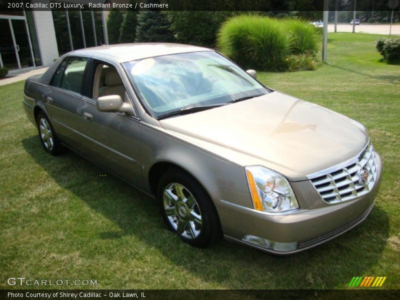 Radiant Bronze / Cashmere 2007 Cadillac DTS Luxury