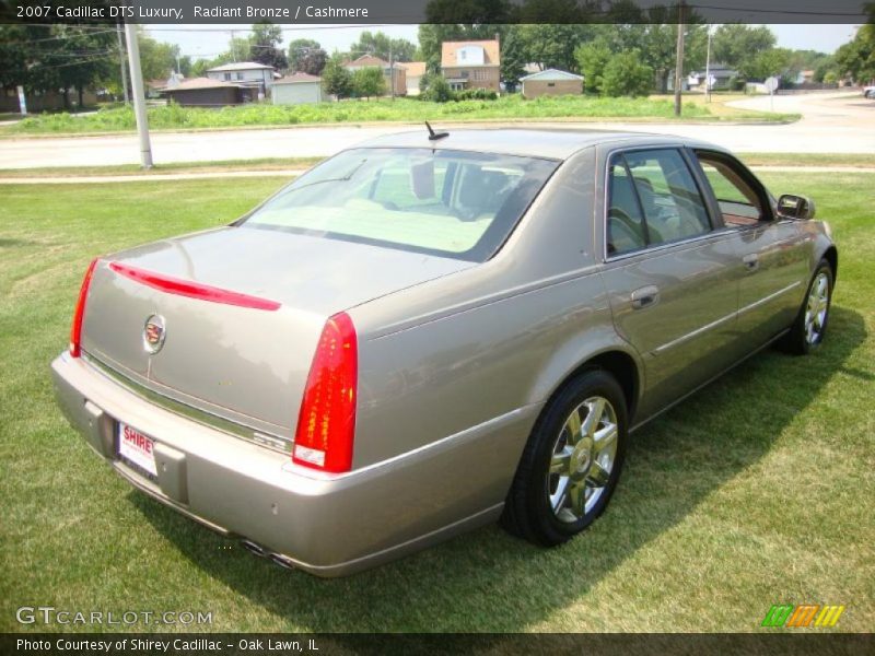 Radiant Bronze / Cashmere 2007 Cadillac DTS Luxury