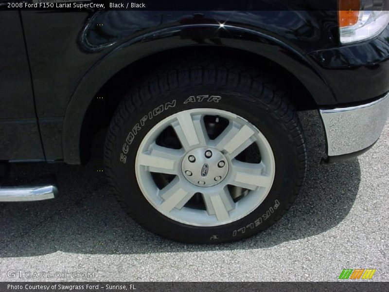 Black / Black 2008 Ford F150 Lariat SuperCrew