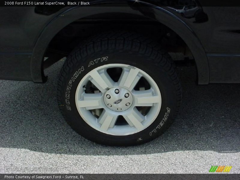 Black / Black 2008 Ford F150 Lariat SuperCrew
