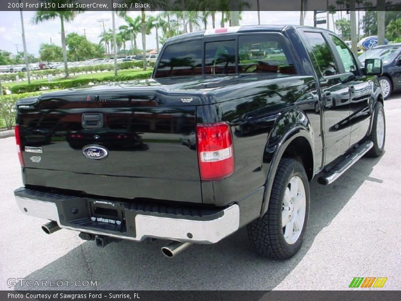 Black / Black 2008 Ford F150 Lariat SuperCrew