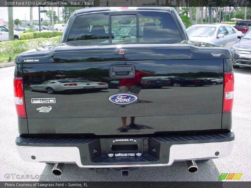 Black / Black 2008 Ford F150 Lariat SuperCrew