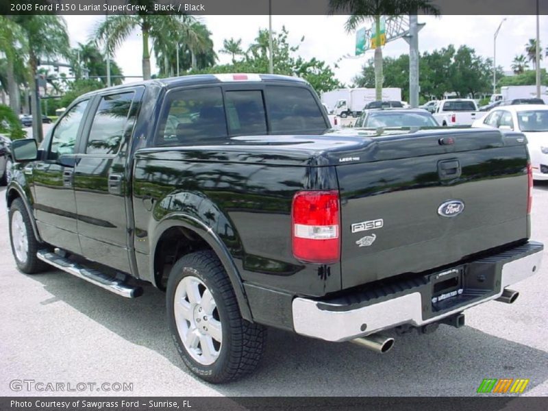 Black / Black 2008 Ford F150 Lariat SuperCrew
