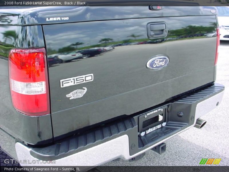 Black / Black 2008 Ford F150 Lariat SuperCrew