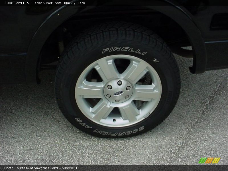 Black / Black 2008 Ford F150 Lariat SuperCrew