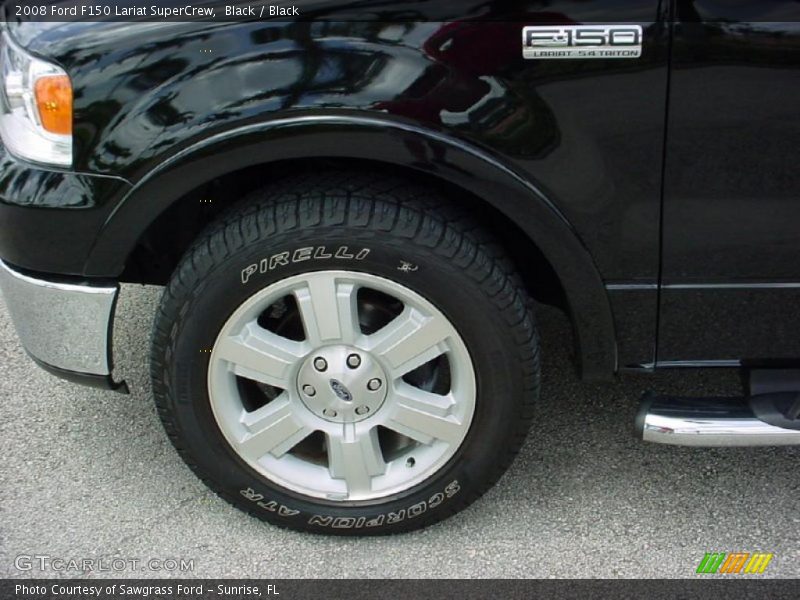 Black / Black 2008 Ford F150 Lariat SuperCrew