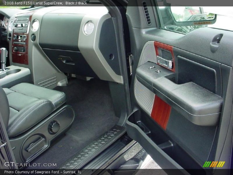Black / Black 2008 Ford F150 Lariat SuperCrew