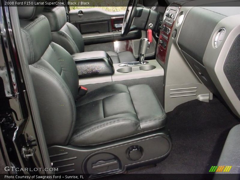 Black / Black 2008 Ford F150 Lariat SuperCrew