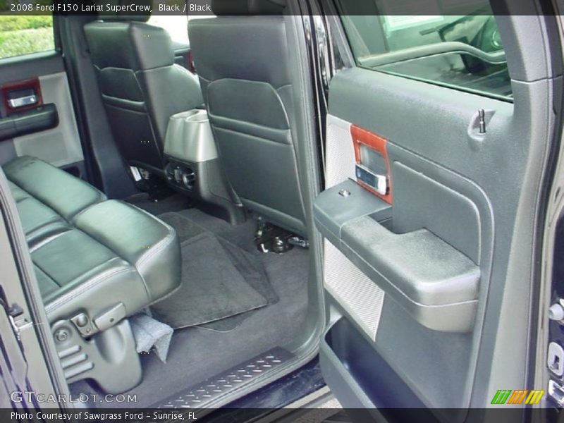 Black / Black 2008 Ford F150 Lariat SuperCrew