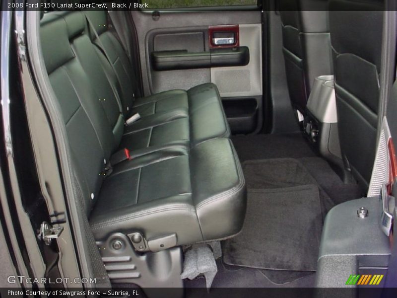Black / Black 2008 Ford F150 Lariat SuperCrew
