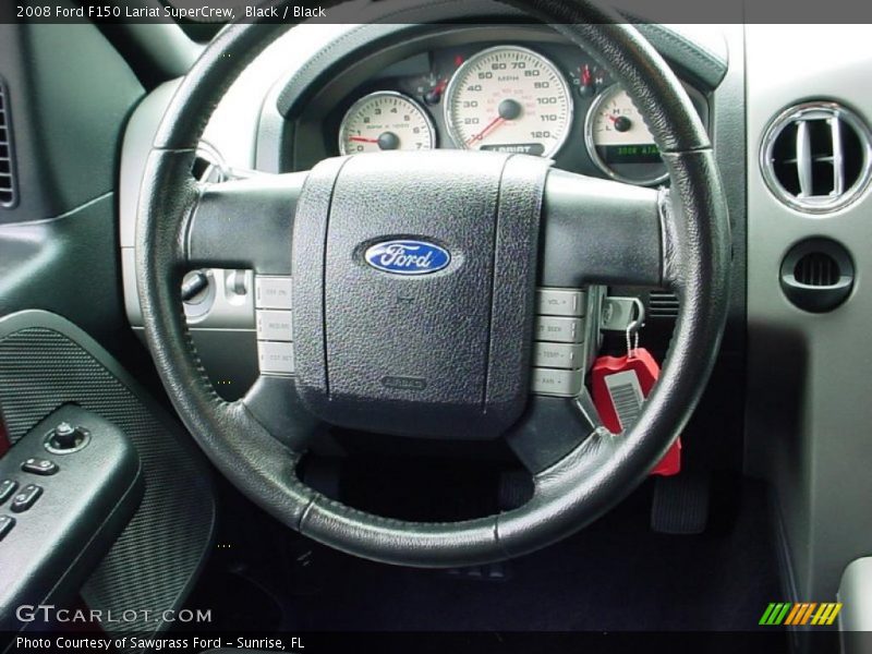 Black / Black 2008 Ford F150 Lariat SuperCrew
