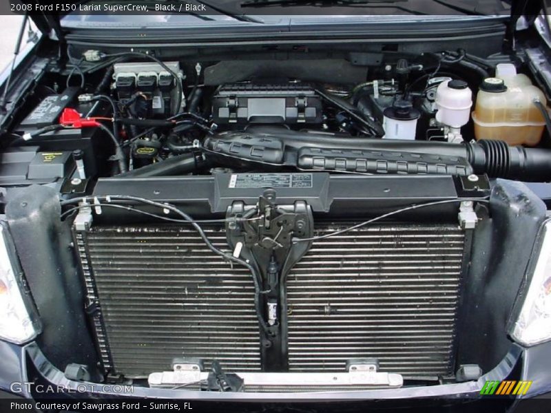 Black / Black 2008 Ford F150 Lariat SuperCrew