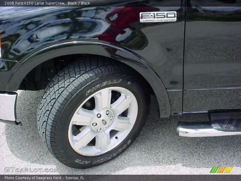 Black / Black 2008 Ford F150 Lariat SuperCrew