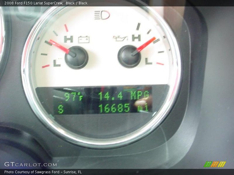 Black / Black 2008 Ford F150 Lariat SuperCrew