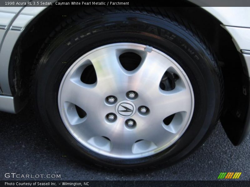 Cayman White Pearl Metallic / Parchment 1998 Acura RL 3.5 Sedan