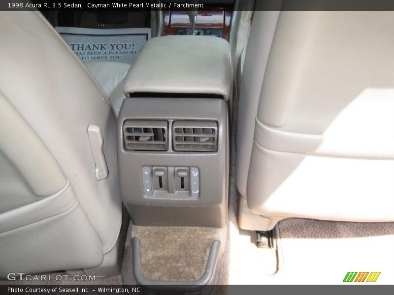 Cayman White Pearl Metallic / Parchment 1998 Acura RL 3.5 Sedan