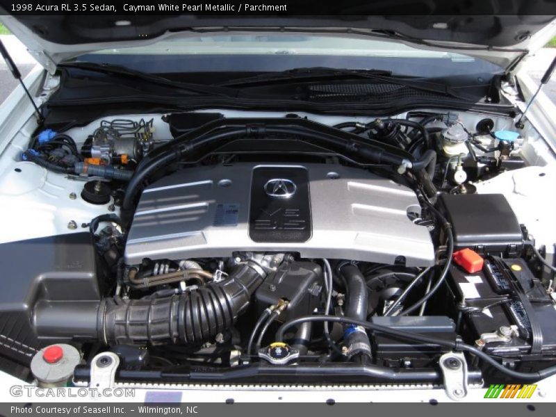 Cayman White Pearl Metallic / Parchment 1998 Acura RL 3.5 Sedan