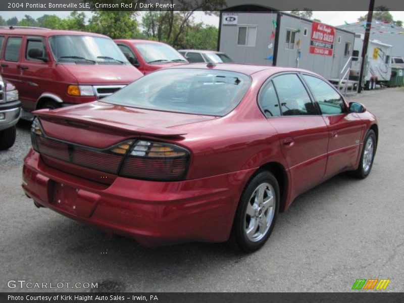 Crimson Red / Dark Pewter 2004 Pontiac Bonneville SLE