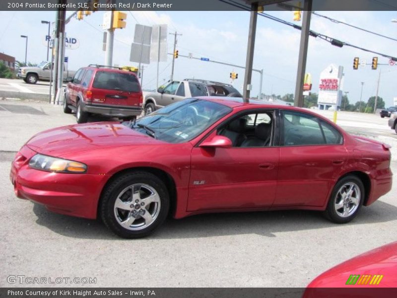 Crimson Red / Dark Pewter 2004 Pontiac Bonneville SLE