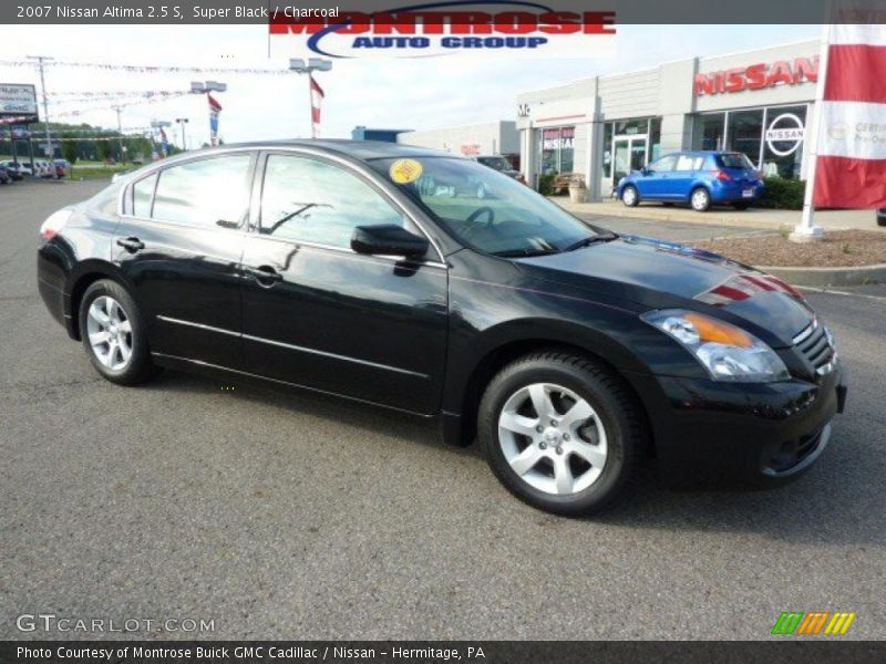Super Black / Charcoal 2007 Nissan Altima 2.5 S