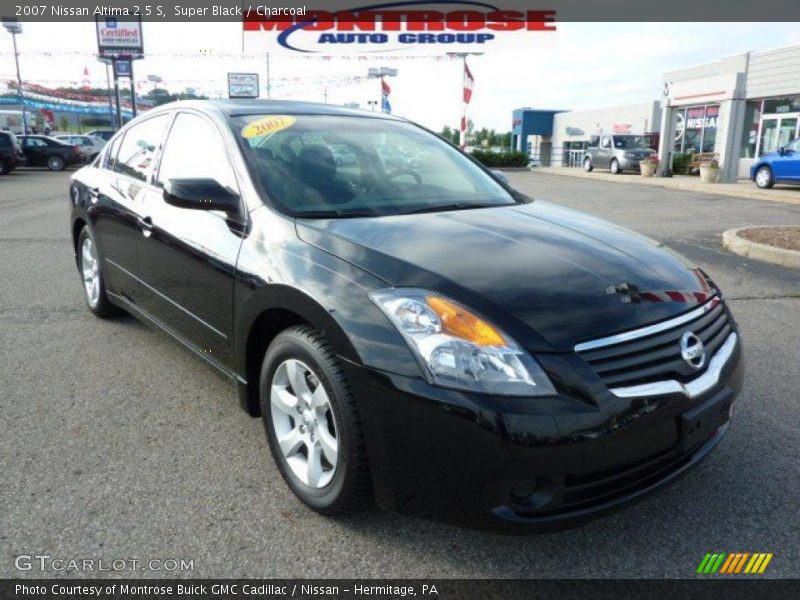 Super Black / Charcoal 2007 Nissan Altima 2.5 S
