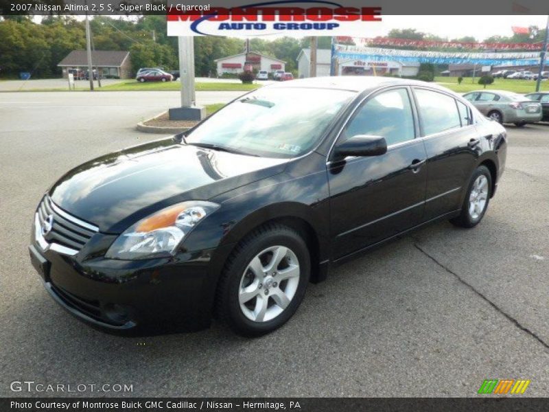 Super Black / Charcoal 2007 Nissan Altima 2.5 S