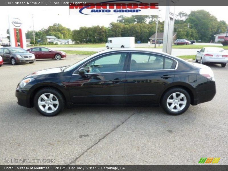 Super Black / Charcoal 2007 Nissan Altima 2.5 S