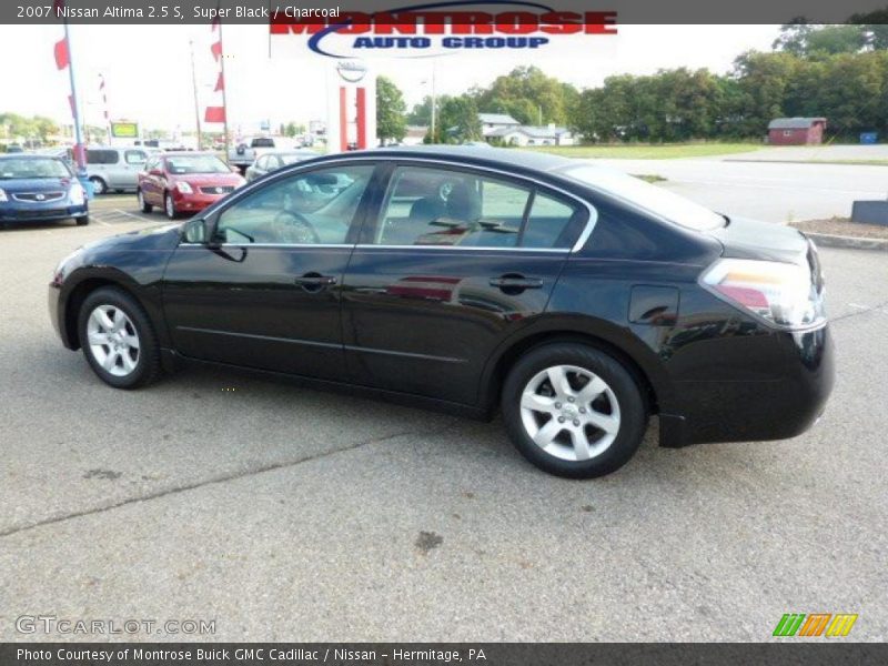 Super Black / Charcoal 2007 Nissan Altima 2.5 S