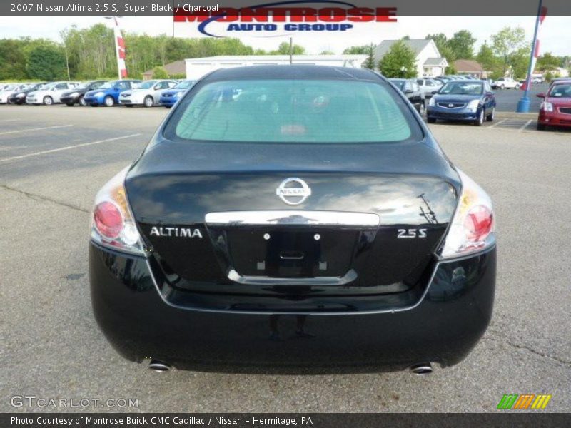 Super Black / Charcoal 2007 Nissan Altima 2.5 S