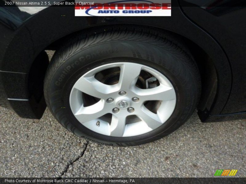 Super Black / Charcoal 2007 Nissan Altima 2.5 S
