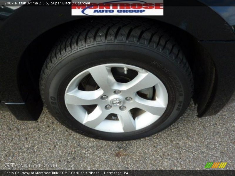 Super Black / Charcoal 2007 Nissan Altima 2.5 S