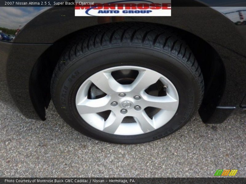 Super Black / Charcoal 2007 Nissan Altima 2.5 S