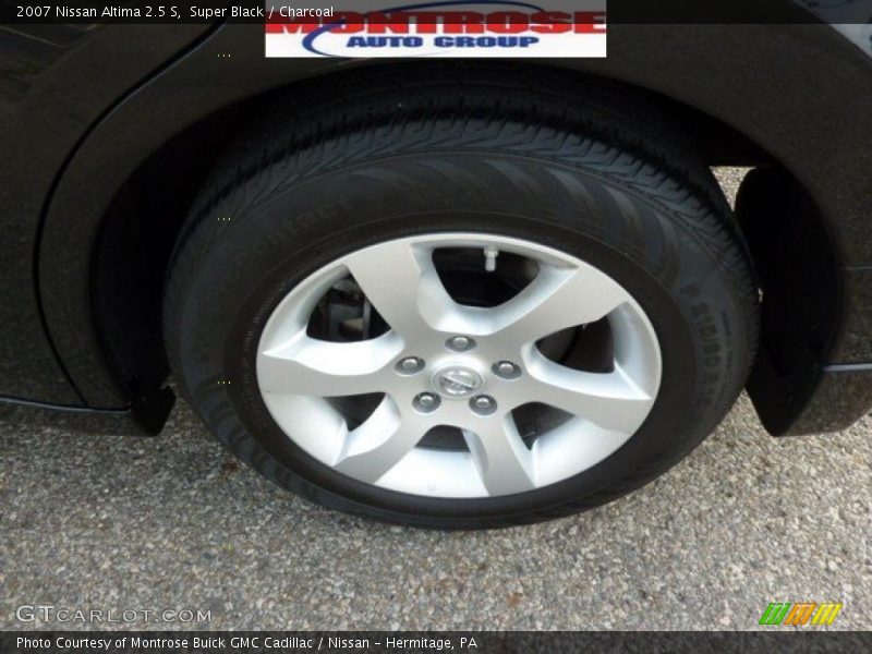 Super Black / Charcoal 2007 Nissan Altima 2.5 S