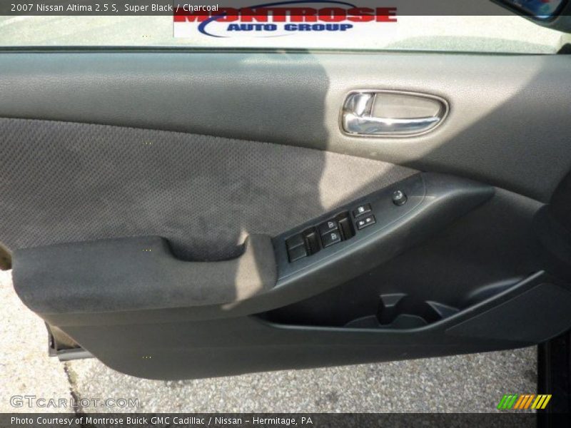 Super Black / Charcoal 2007 Nissan Altima 2.5 S