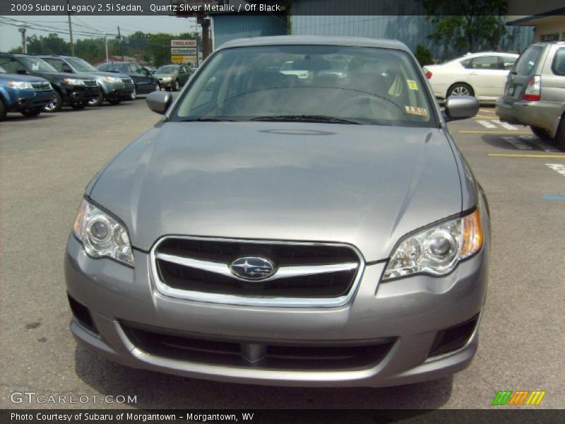 Quartz Silver Metallic / Off Black 2009 Subaru Legacy 2.5i Sedan