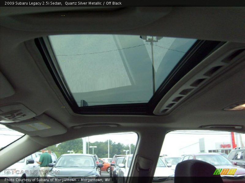Quartz Silver Metallic / Off Black 2009 Subaru Legacy 2.5i Sedan