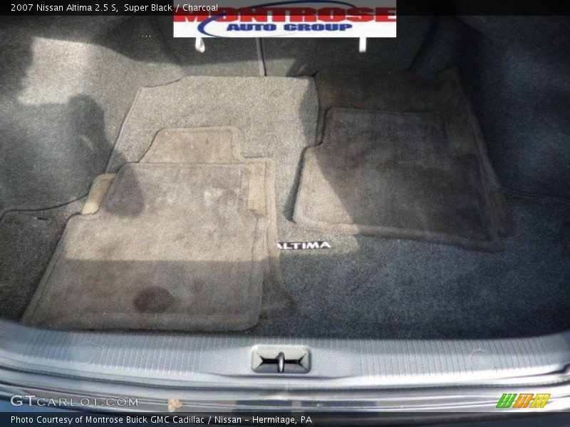 Super Black / Charcoal 2007 Nissan Altima 2.5 S