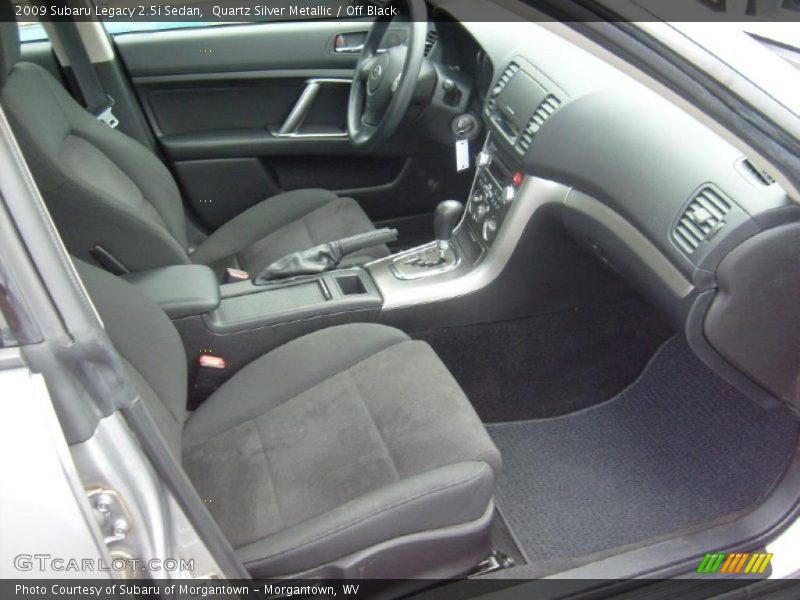 Quartz Silver Metallic / Off Black 2009 Subaru Legacy 2.5i Sedan