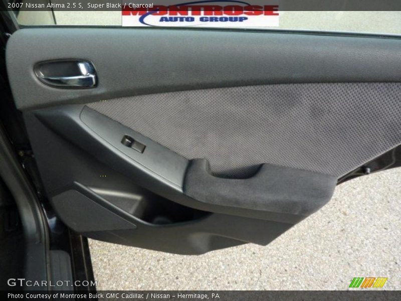 Super Black / Charcoal 2007 Nissan Altima 2.5 S