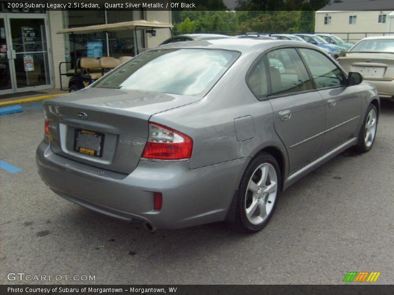 Quartz Silver Metallic / Off Black 2009 Subaru Legacy 2.5i Sedan