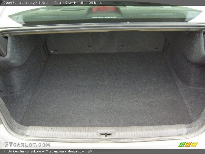 Quartz Silver Metallic / Off Black 2009 Subaru Legacy 2.5i Sedan