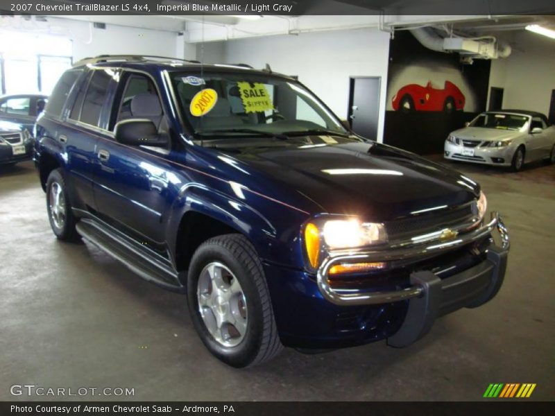 Imperial Blue Metallic / Light Gray 2007 Chevrolet TrailBlazer LS 4x4