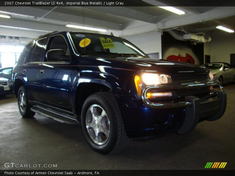 Imperial Blue Metallic / Light Gray 2007 Chevrolet TrailBlazer LS 4x4