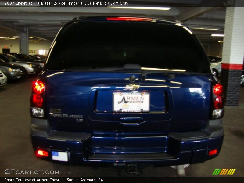Imperial Blue Metallic / Light Gray 2007 Chevrolet TrailBlazer LS 4x4