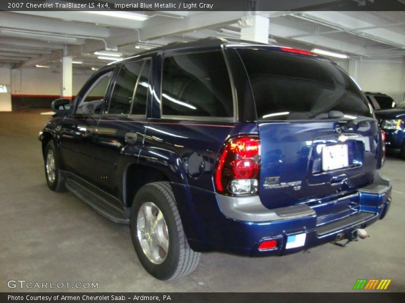 Imperial Blue Metallic / Light Gray 2007 Chevrolet TrailBlazer LS 4x4