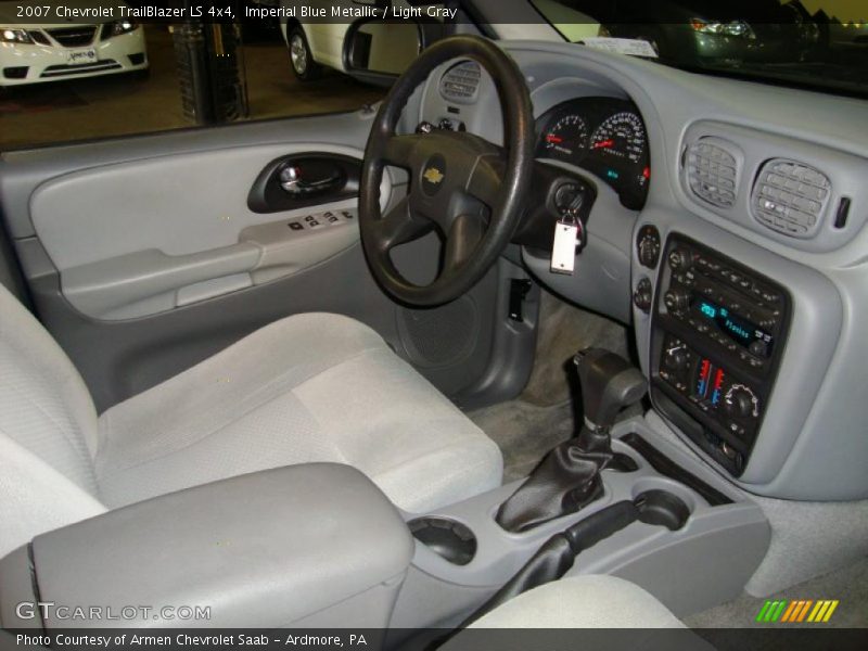 Imperial Blue Metallic / Light Gray 2007 Chevrolet TrailBlazer LS 4x4