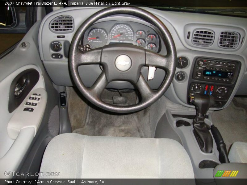 Imperial Blue Metallic / Light Gray 2007 Chevrolet TrailBlazer LS 4x4